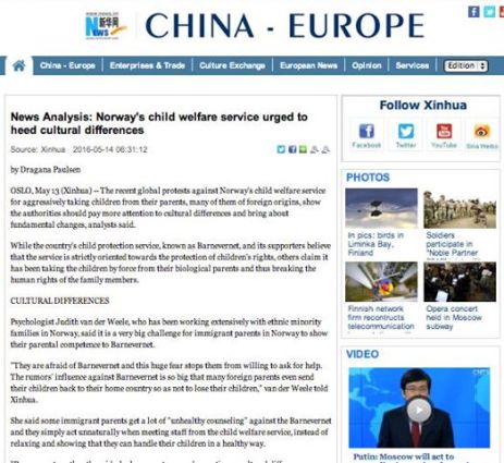 Cotidianul Chinez XINHUA despre cazul familiei BODNARIU - The Bodnariu family in the CHINESE Press